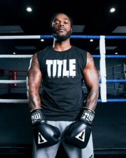 TITLE Boxing Iconic Block Muscle Tee 38 TITLE Boxing Iconic Block Muscle Tee -TITLE Boxing Shop TBTS04BK 1
