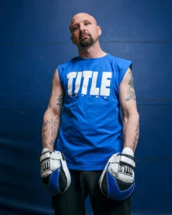 TITLE Boxing Iconic Block Muscle Tee 22 TITLE Boxing Iconic Block Muscle Tee -TITLE Boxing Shop TBTS04BL 1