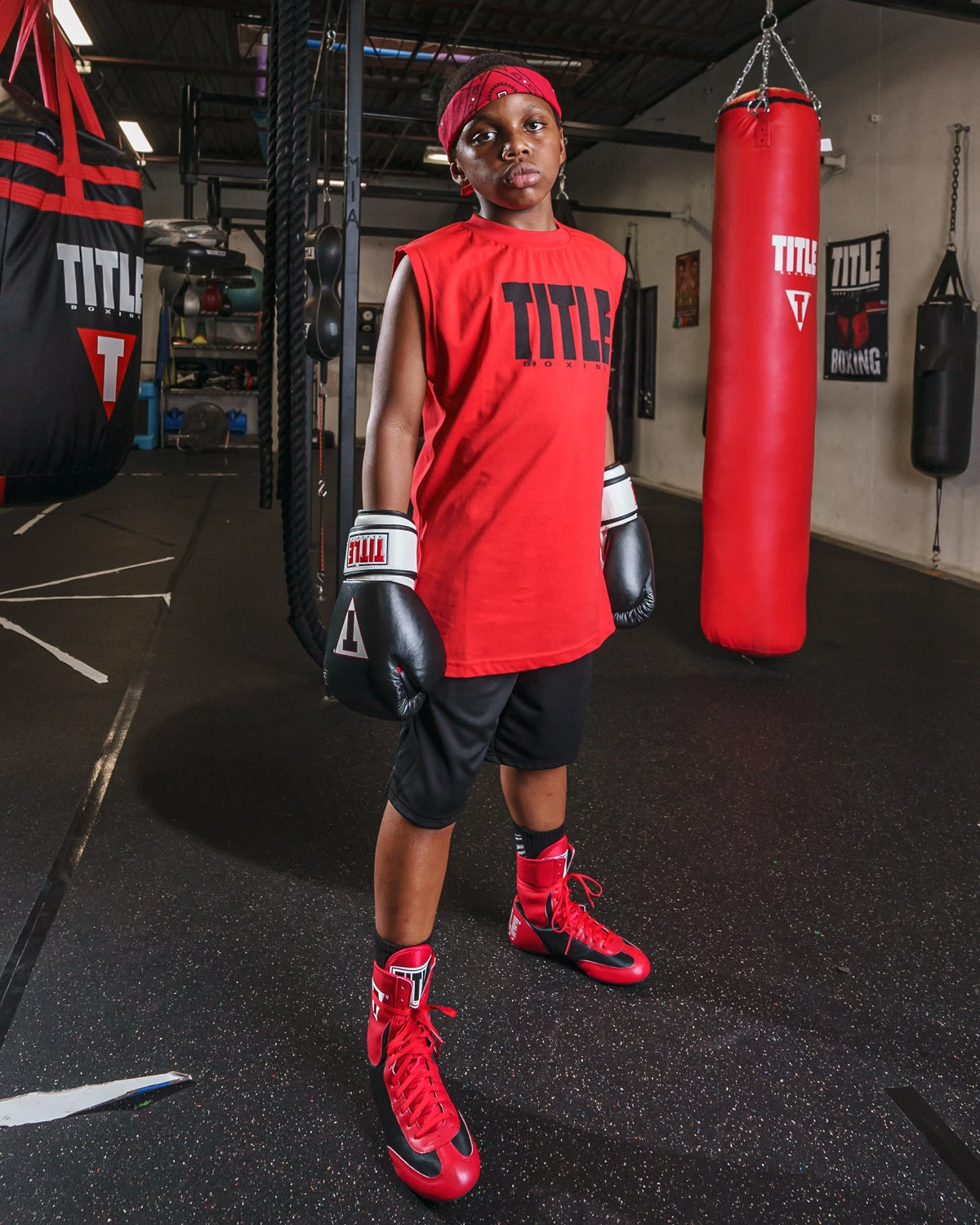 TITLE Boxing Iconic Block Muscle Tee 10 TITLE Boxing Iconic Block Muscle Tee - Image 10