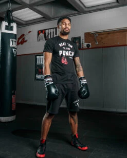 TITLE Boxing Beat Em To The Punch Tee -TITLE Boxing Shop TBTS204BK 1