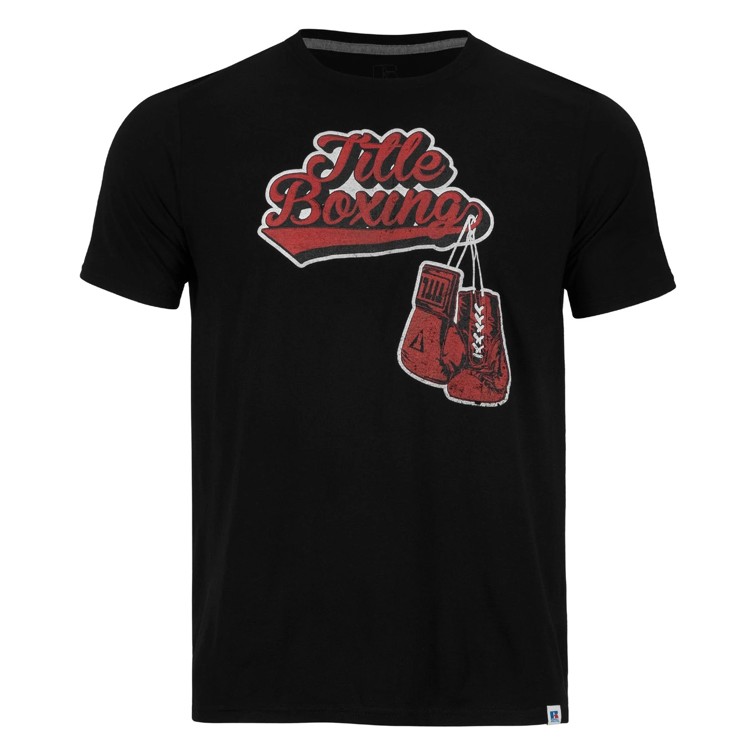 TITLE Boxing Classic Script Performance Tee 1 TITLE Boxing Classic Script Performance Tee