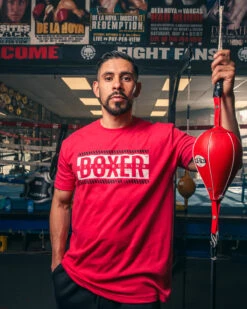 TITLE Boxing Distressed Boxer Tee 10 TITLE Boxing Distressed Boxer Tee -TITLE Boxing Shop TBTS228RD 1