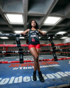 TITLE Boxing Beat Em To The Punch Women's Tank -TITLE Boxing Shop TBWTS204BK 2