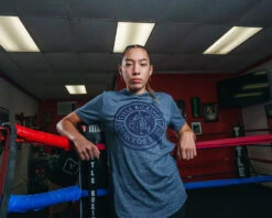 TITLE Boxing Women's Vintage Short Sleeve Hooded Tee -TITLE Boxing Shop TBWTS213BL 1 2277d633 7c9d 4e95 95e3 226540c26856