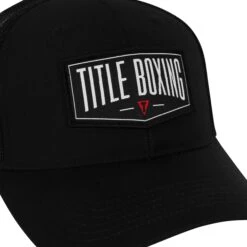 TITLE Boxing Banner Adjustable Mesh Snapback Cap -TITLE Boxing Shop TCAP79 BK BK 3