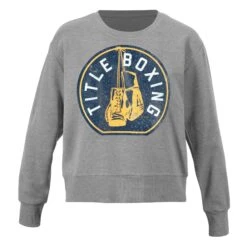 TITLE Boxing Women's Signal Crewneck Sweatshirt -TITLE Boxing Shop THDW31 DGR 1