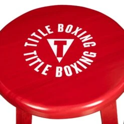 TITLE Boxing Ring Stool -TITLE Boxing Shop TITLE Boxing Ring Stool top view RSTL2 Red
