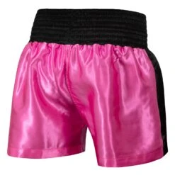 TITLE Boxing Professional Women’s Satin Striped Boxing Trunks -TITLE Boxing Shop TPBTW2 PK BK 3