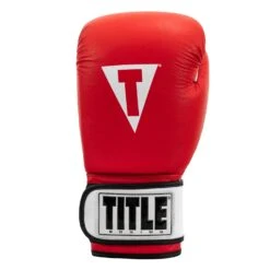TITLE Premier Leather Super Bag Gloves 2.0 -TITLE Boxing Shop TSBG2 RD WH 003