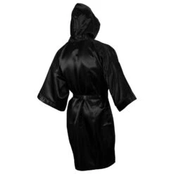 TITLE Boxing Full Length Robe 29 TITLE Boxing Full Length Robe -TITLE Boxing Shop TSRFL BK 3
