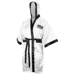 TITLE Boxing Full Length Robe 36 TITLE Boxing Full Length Robe -TITLE Boxing Shop TSRFL WH BK 2