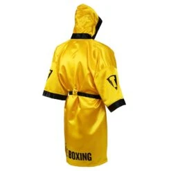 TITLE Boxing Pro Full Length Boxing Robe -TITLE Boxing Shop TSRFL2 GD BK 02