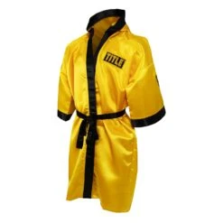 TITLE Boxing Pro Full Length Boxing Robe -TITLE Boxing Shop TSRFL2 GD BK 03