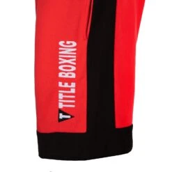 TITLE Boxing Dual Stripe Sweat Shorts -TITLE Boxing Shop TTSV4 RD BK 2