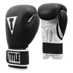 TITLE Boxing Pro Style Leather Training Boxing Gloves 3.0 -TITLE Boxing Shop TVVTG3 BK WH 002