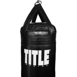TITLE Boxing Made In The USA 100lb Punching Bag 9 TITLE Boxing Made In The USA 100lb Punching Bag -TITLE Boxing Shop USABG100 BK 3 TITLE Boxing Made in the USA 100lb Punching Bag