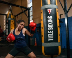 TITLE Boxing Wall Mount Menace Training Bag -TITLE Boxing Shop WMTB 1 9973f314 60a5 4013 8d18 8169f1a5847d