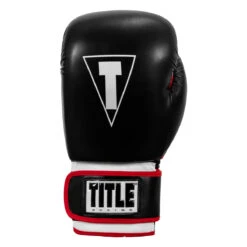 TITLE Boxing Leather Big League Bag Gloves -TITLE Boxing Shop blbg2 bk rd 03
