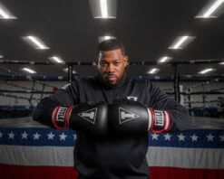 TITLE Boxing Leather Big League Bag Gloves -TITLE Boxing Shop blbg2 bk rd wh 2 2