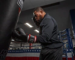 TITLE Boxing Leather Big League Bag Gloves -TITLE Boxing Shop blbg2 bk rd wh 4 2