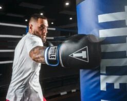 TITLE Boxing Leather Big League Training Gloves -TITLE Boxing Shop bltg2 bk bl wh 3 1