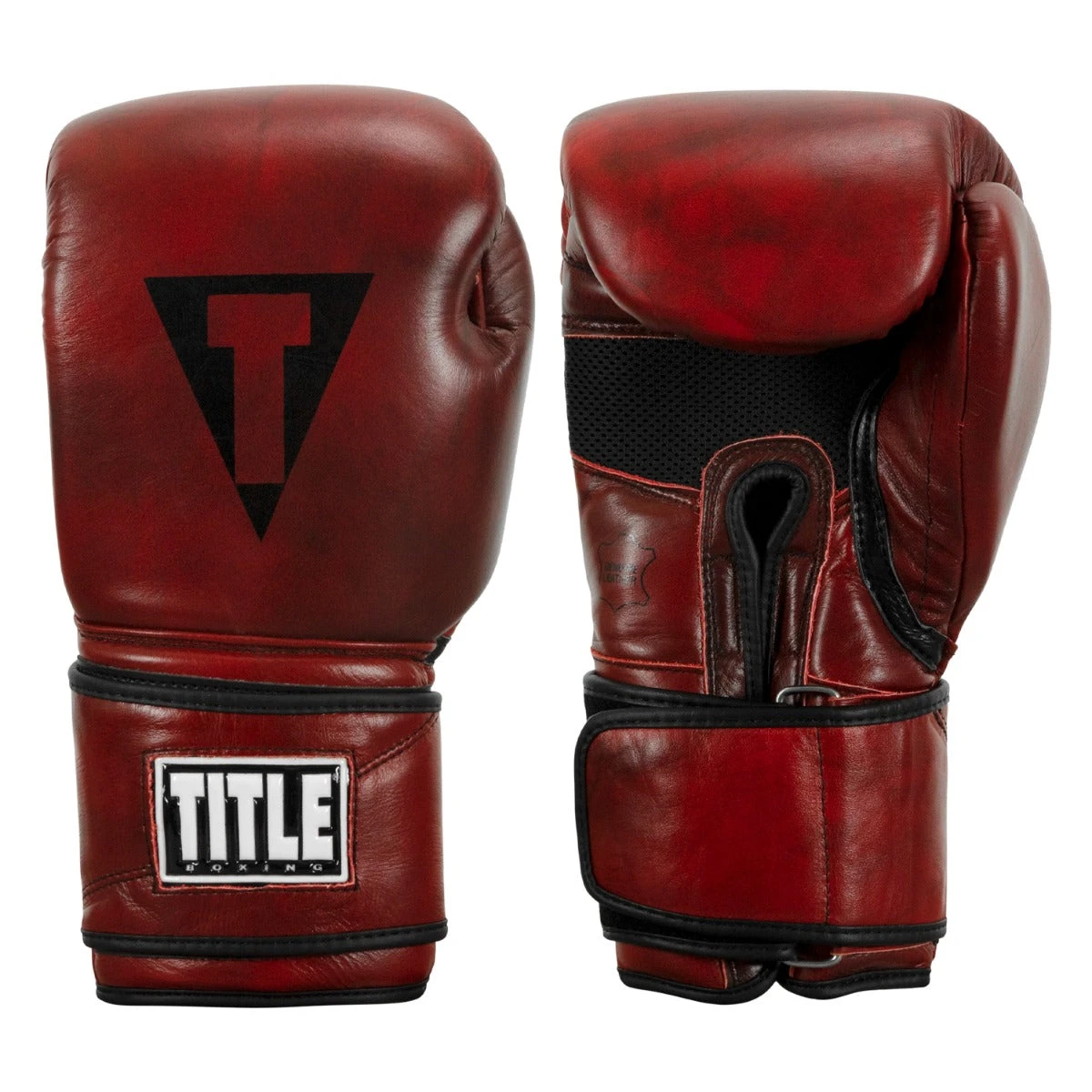 TITLE Boxing Blood Red Leather Bag Gloves 1 TITLE Boxing Blood Red Leather Bag Gloves