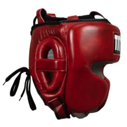 TITLE Boxing Blood Red Leather Sparring Headgear 9 TITLE Boxing Blood Red Leather Sparring Headgear -TITLE Boxing Shop brhg rd gr 03