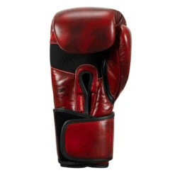 TITLE Boxing Blood Red Leather Training Gloves -TITLE Boxing Shop brtg rd 004
