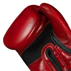 TITLE Boxing Blood Red Leather Training Gloves -TITLE Boxing Shop brtg rd 005
