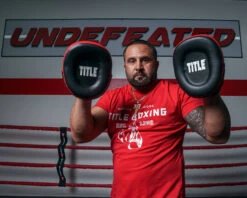 TITLE Boxing Leather Combination Focus Mitts 2.0 -TITLE Boxing Shop cbfpm2 rd bk 1