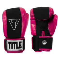TITLE Boxing Gel Washable Fitness Boxing Gloves 3.0 -TITLE Boxing Shop gfwg3 bk hpk 01 2