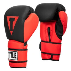 TITLE Boxing Guts And Glory Bag Gloves -TITLE Boxing Shop ggbg bk rd 0002