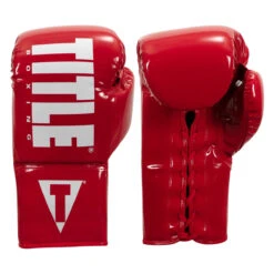 TITLE Boxing Inferno Intensity Lace Training Gloves -TITLE Boxing Shop itgli rd wh 001