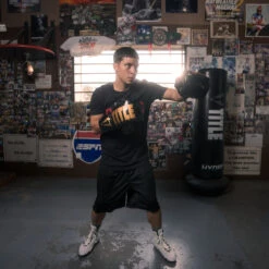 TITLE Boxing Inferno Intensity Lace Training Gloves -TITLE Boxing Shop itgli ace bk gd 3 1