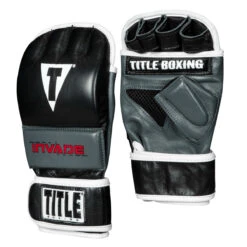 TITLE Boxing Invade Wrist Wrap Heavy Bag Gloves 2.0 -TITLE Boxing Shop iwhbg2 bk wh 2 1
