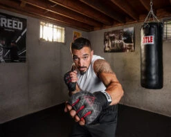 TITLE Boxing Defender Sublimated Glove Wraps -TITLE Boxing Shop ksgw bk rd 3 1