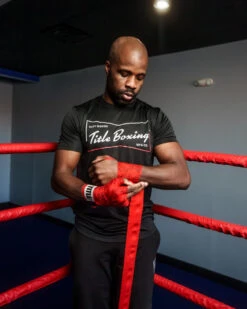 TITLE Boxing Qlty Goods Wicking Tee -TITLE Boxing Shop kta33 bk 1