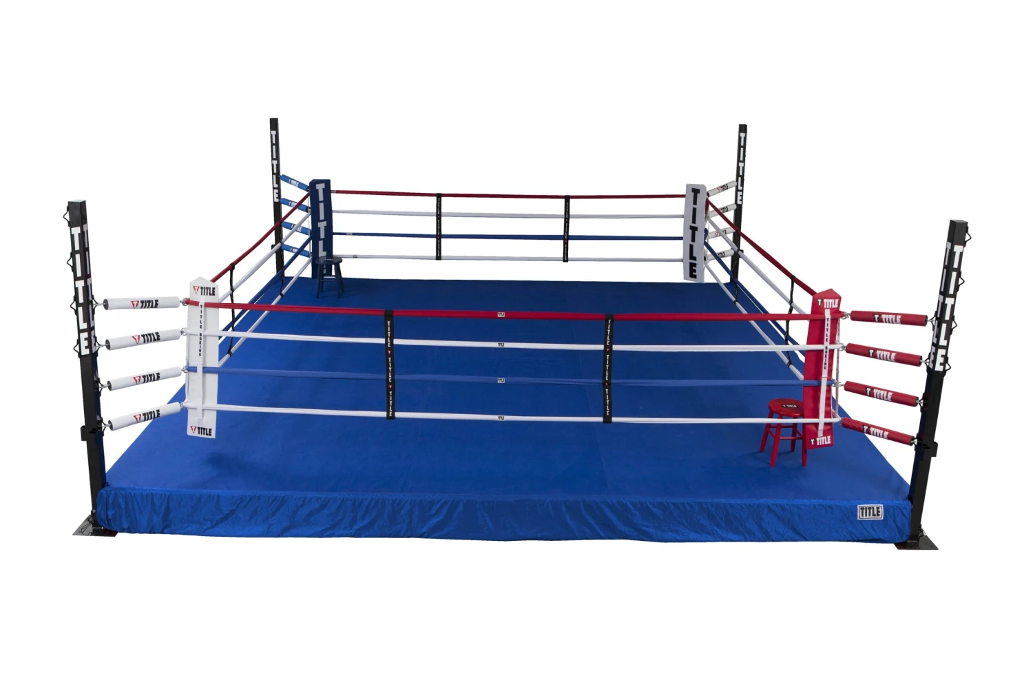 TITLE Boxing Dual Level Drop-N-Lock Competition Ring 2 TITLE Boxing Dual Level Drop-N-Lock Competition Ring - Image 2