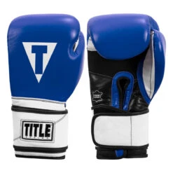 TITLE Boxing Premium Leather Performance Training Gloves 21 TITLE Boxing Premium Leather Performance Training Gloves -TITLE Boxing Shop lptg bl wh bk 001