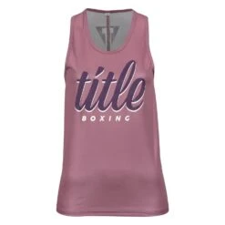TITLE Boxing Script Racerback Women's Tank 9 TITLE Boxing Script Racerback Women's Tank -TITLE Boxing Shop lta8 pr 1 1