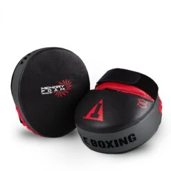 TITLE Boxing Memory Foam Tech Punch Mitts -TITLE Boxing Shop mfmpm bk rd 3 1