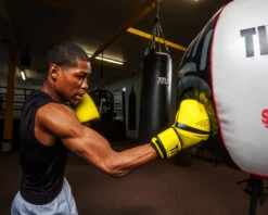 TITLE Boxing Mammoth Smash Double End Bag -TITLE Boxing Shop msbdeb bk wh rd 5