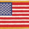 TITLE Boxing USA Flag Patch