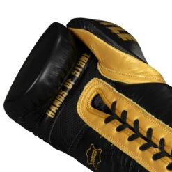 TITLE Boxing Roberto Duran Leather Sparring Gloves 13 TITLE Boxing Roberto Duran Leather Sparring Gloves -TITLE Boxing Shop rdsg bk gd 05