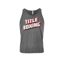 TITLE Boxing Vintage Block Logo Tank