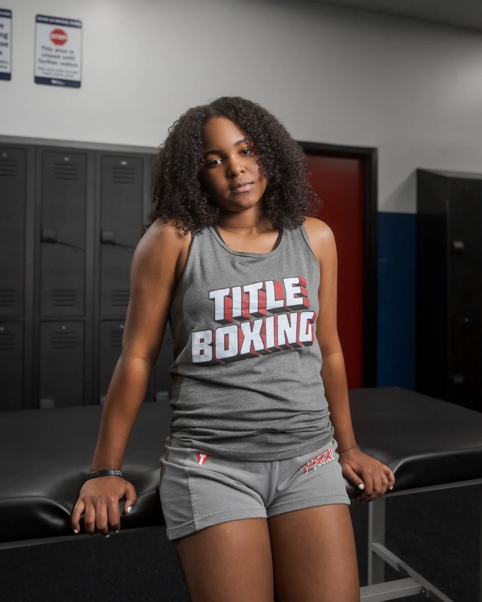 TITLE Boxing Vintage Block Logo Tank 4 TITLE Boxing Vintage Block Logo Tank - Image 4