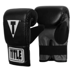 TITLE Boxing Pro Leather Bag Gloves 3.0 -TITLE Boxing Shop tbg3 bk gr 02