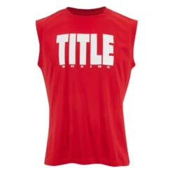 TITLE Boxing Iconic Block Muscle Tee 30 TITLE Boxing Iconic Block Muscle Tee -TITLE Boxing Shop tbts04 rd wh 1 1