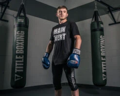 TITLE Boxing Main Event Tee -TITLE Boxing Shop tbts199 bk 3