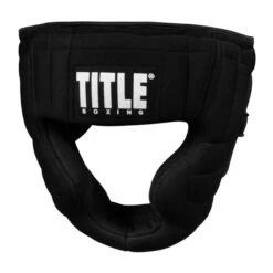 TITLE Boxing Weighted Headgear -TITLE Boxing Shop tbwhg8 bk 02 2 1
